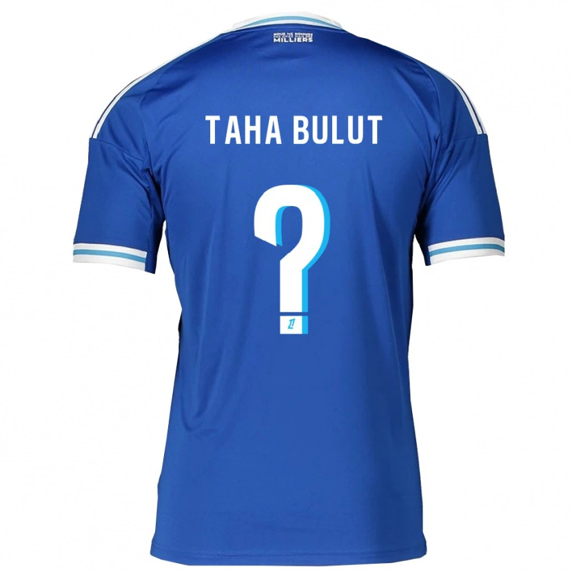 Danxen Barn Yunus Taha Bulut #0 Blå Vit Hemmatröja Matchtröjor 2025/26 Tröjor T-Tröja