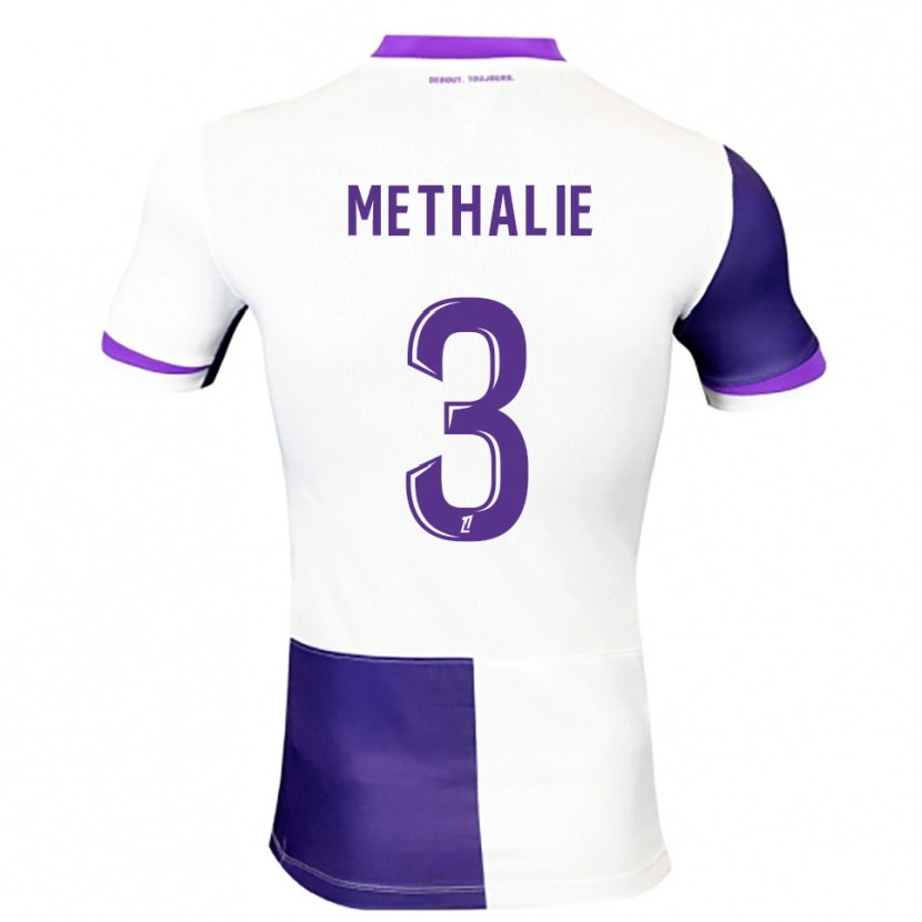 Danxen Barn Dayann Methalie #3 Lila Vit Hemmatröja Matchtröjor 2025/26 Tröjor T-Tröja