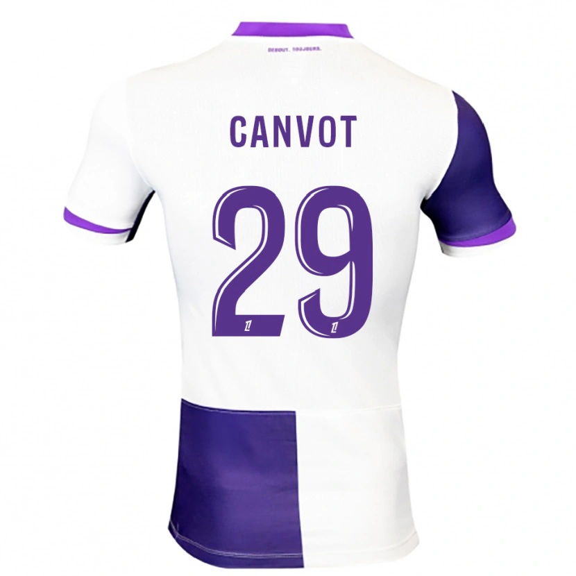 Danxen Barn Jaydee Canvot #29 Lila Vit Hemmatröja Matchtröjor 2025/26 Tröjor T-Tröja