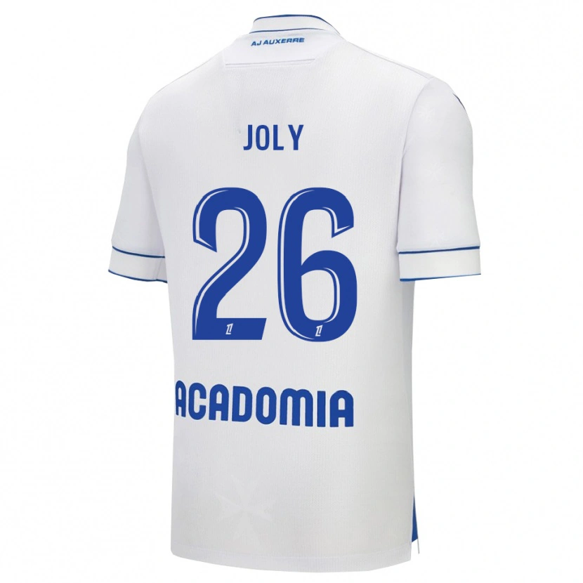 Danxen Barn Paul Joly #26 Vit Blå Hemmatröja Matchtröjor 2025/26 Tröjor T-Tröja