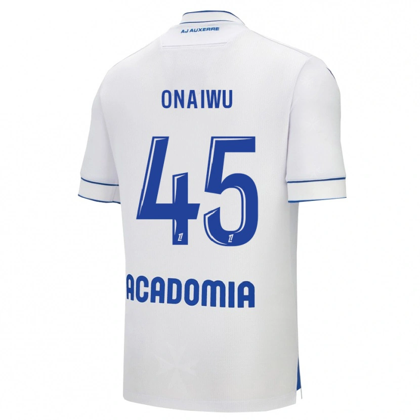 Danxen Barn Ado Onaiwu #45 Vit Blå Hemmatröja Matchtröjor 2025/26 Tröjor T-Tröja