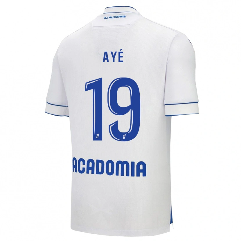 Danxen Barn Florian Ayé #19 Vit Blå Hemmatröja Matchtröjor 2025/26 Tröjor T-Tröja