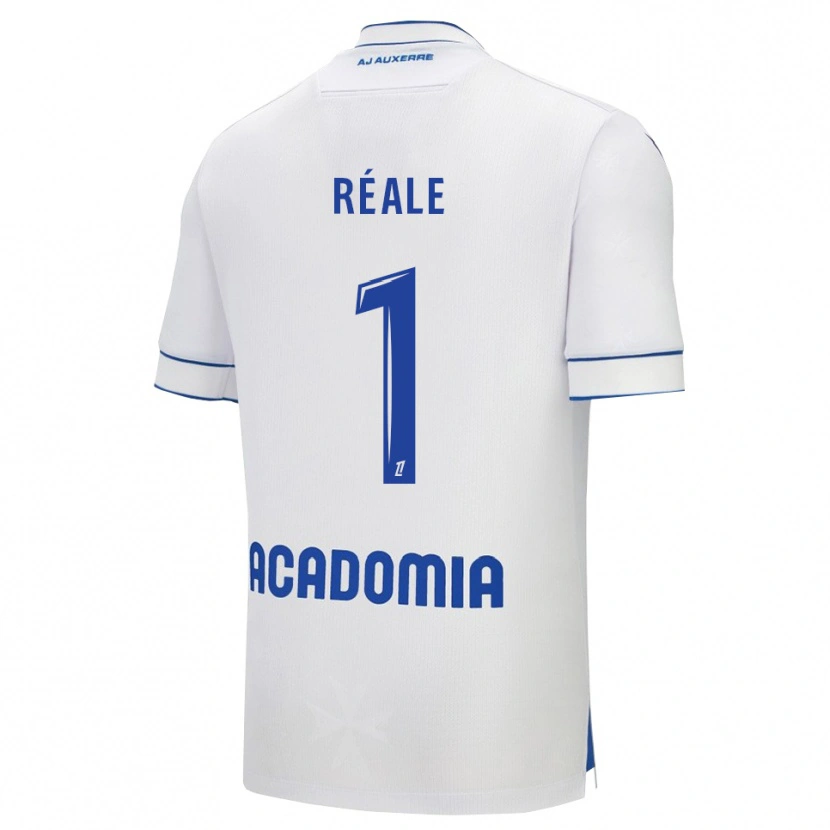Danxen Barn Pierre Réale #1 Vit Blå Hemmatröja Matchtröjor 2025/26 Tröjor T-Tröja
