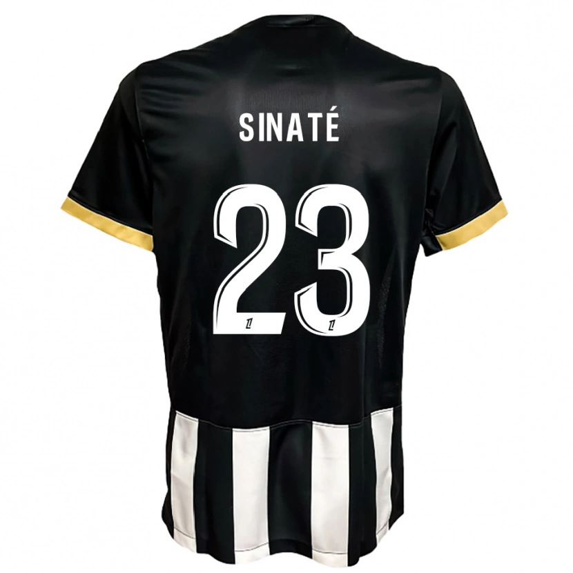 Danxen Barn Dan Sinaté #23 Svart Vit Hemmatröja Matchtröjor 2025/26 Tröjor T-Tröja