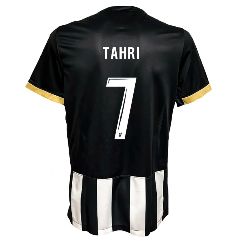 Danxen Barn Sofiane Tahri #7 Svart Vit Hemmatröja Matchtröjor 2025/26 Tröjor T-Tröja