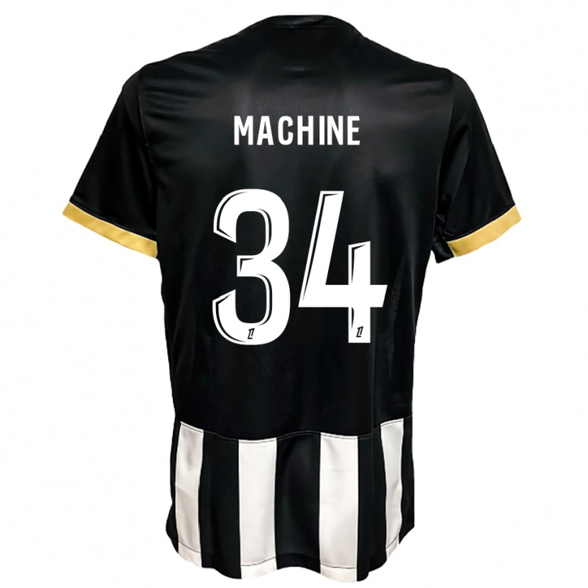 Danxen Barn Lanroy Machine #34 Svart Vit Hemmatröja Matchtröjor 2025/26 Tröjor T-Tröja