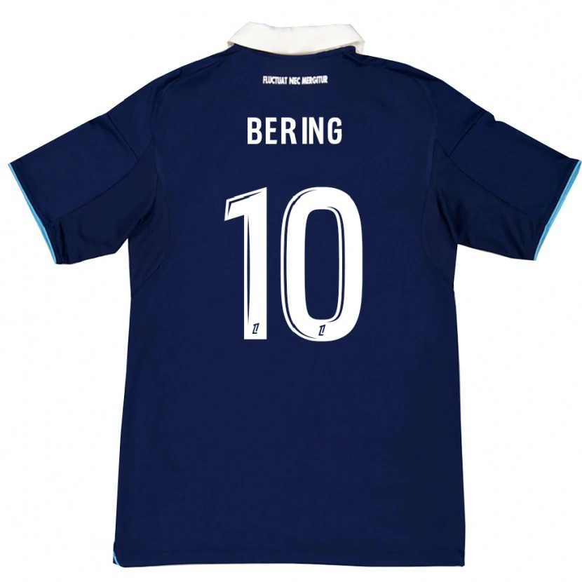 Danxen Barn Aymerick Bering #10 Mörkblå Vit Hemmatröja Matchtröjor 2025/26 Tröjor T-Tröja