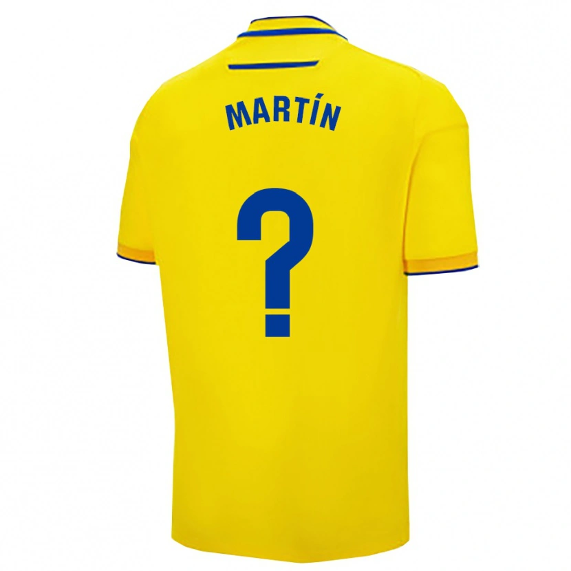 Danxen Barn Ismael Martín #0 Gul Marinblå Hemmatröja Matchtröjor 2025/26 Tröjor T-Tröja