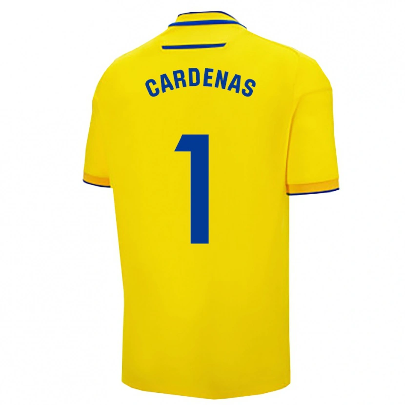 Danxen Barn Raquel Cárdenas #1 Gul Marinblå Hemmatröja Matchtröjor 2025/26 Tröjor T-Tröja