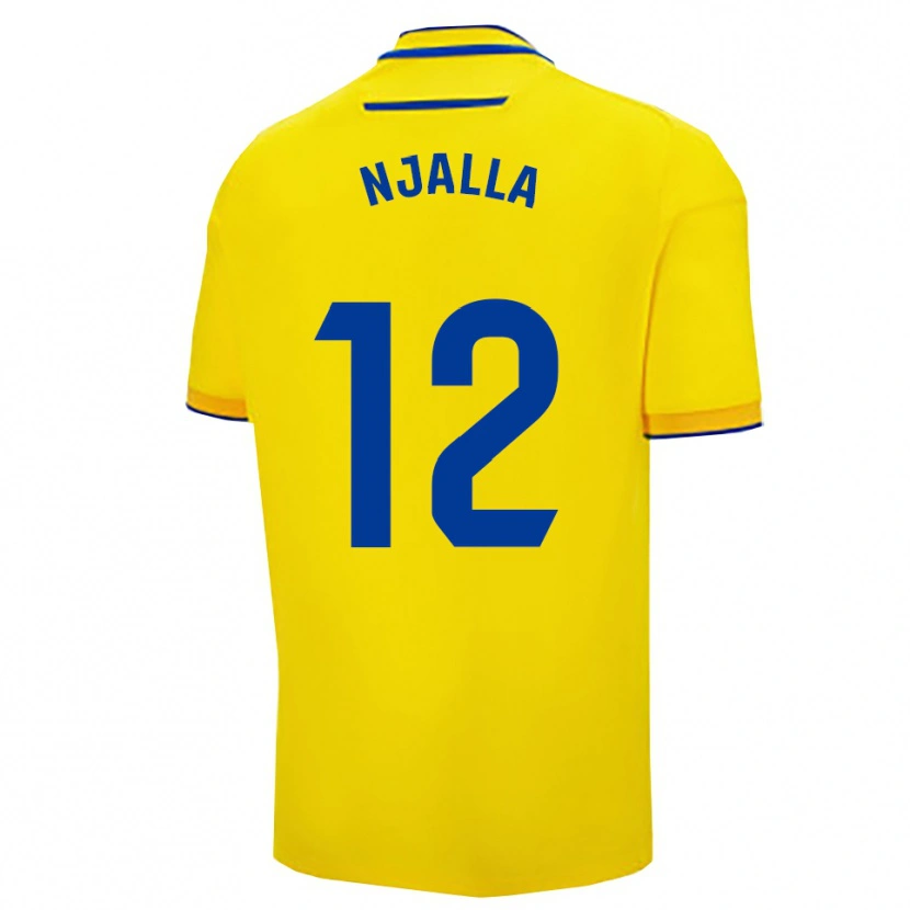 Danxen Barn Nico Njalla #12 Gul Marinblå Hemmatröja Matchtröjor 2025/26 Tröjor T-Tröja