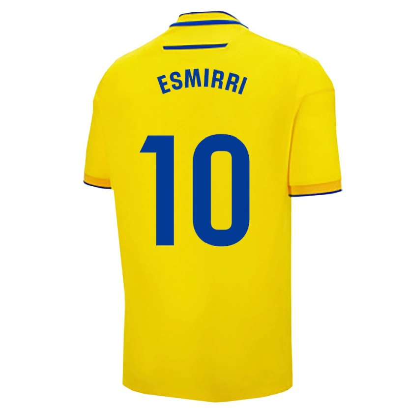 Danxen Barn Ana Frías Antón #10 Gul Marinblå Hemmatröja Matchtröjor 2025/26 Tröjor T-Tröja