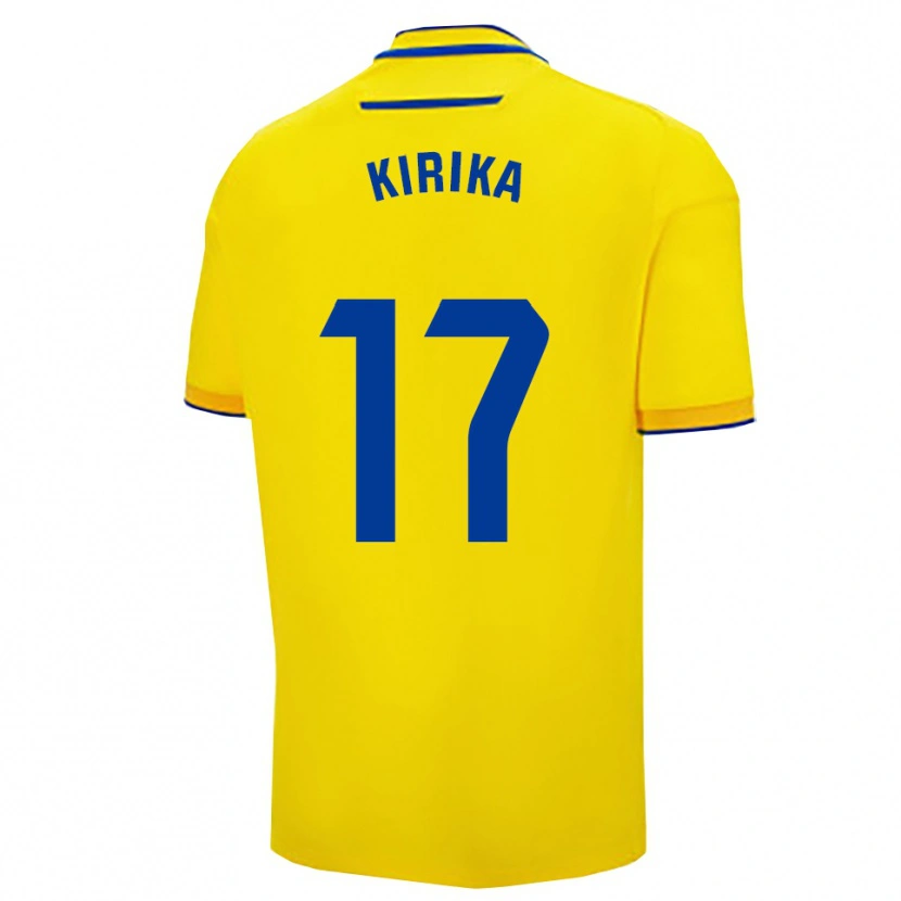 Danxen Barn Ana Ramirez Brenes #17 Gul Marinblå Hemmatröja Matchtröjor 2025/26 Tröjor T-Tröja