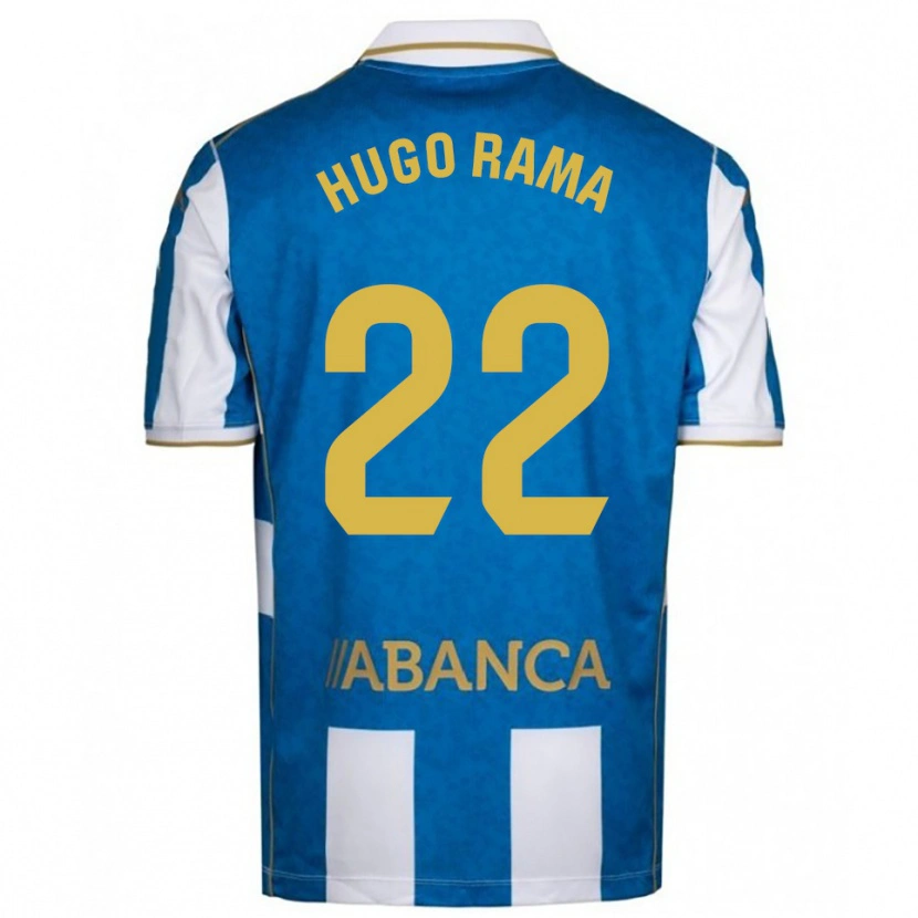Danxen Barn Hugo Rama #22 Vit Blå Hemmatröja Matchtröjor 2025/26 Tröjor T-Tröja