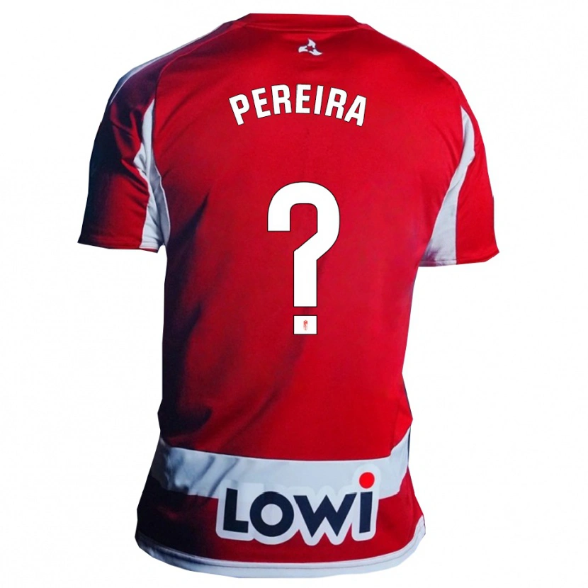 Danxen Barn João Pereira #0 Röd Vit Hemmatröja Matchtröjor 2025/26 Tröjor T-Tröja