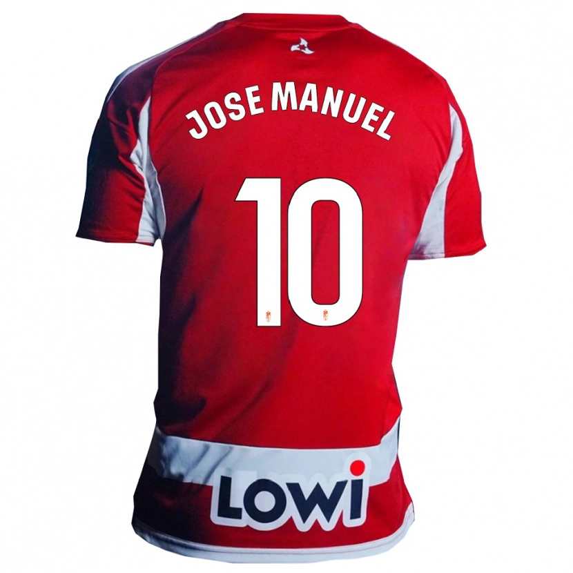 Danxen Barn José Manuel Arnáiz #10 Röd Vit Hemmatröja Matchtröjor 2025/26 Tröjor T-Tröja