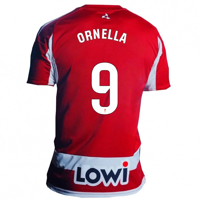 Danxen Barn Ornella María Vignola Cabot #9 Röd Vit Hemmatröja Matchtröjor 2025/26 Tröjor T-Tröja