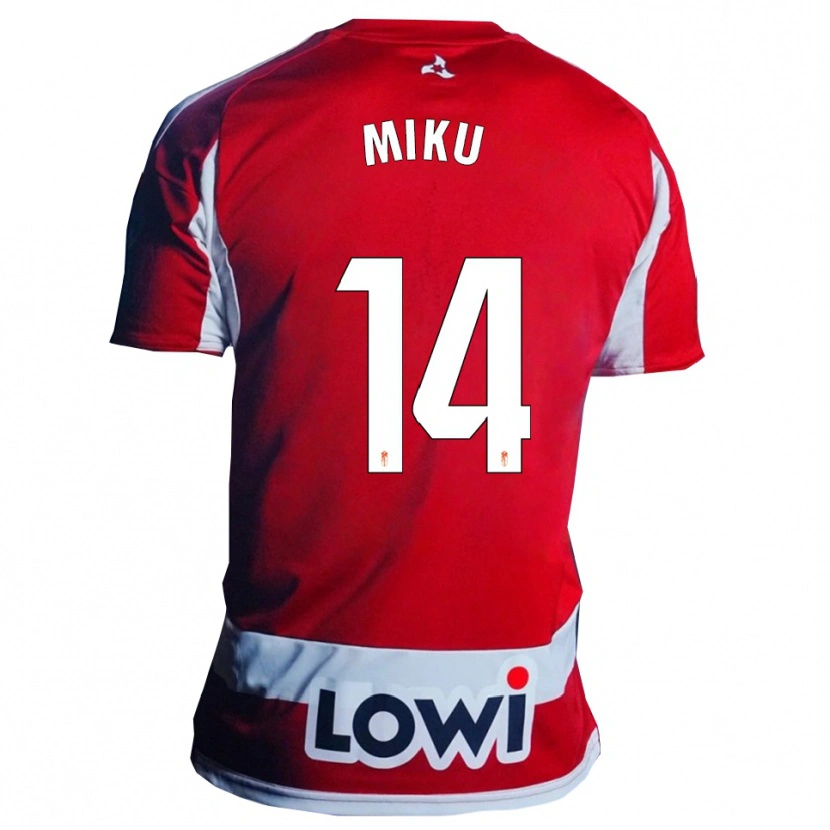 Danxen Barn Miku Ito #14 Röd Vit Hemmatröja Matchtröjor 2025/26 Tröjor T-Tröja