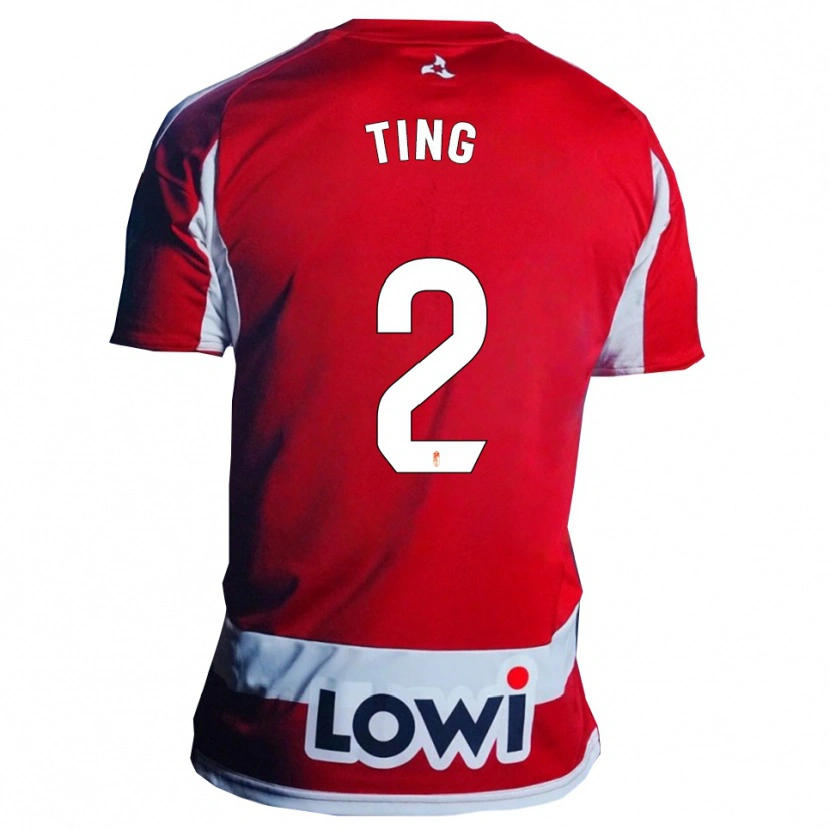 Danxen Barn Xie Ting #2 Röd Vit Hemmatröja Matchtröjor 2025/26 Tröjor T-Tröja