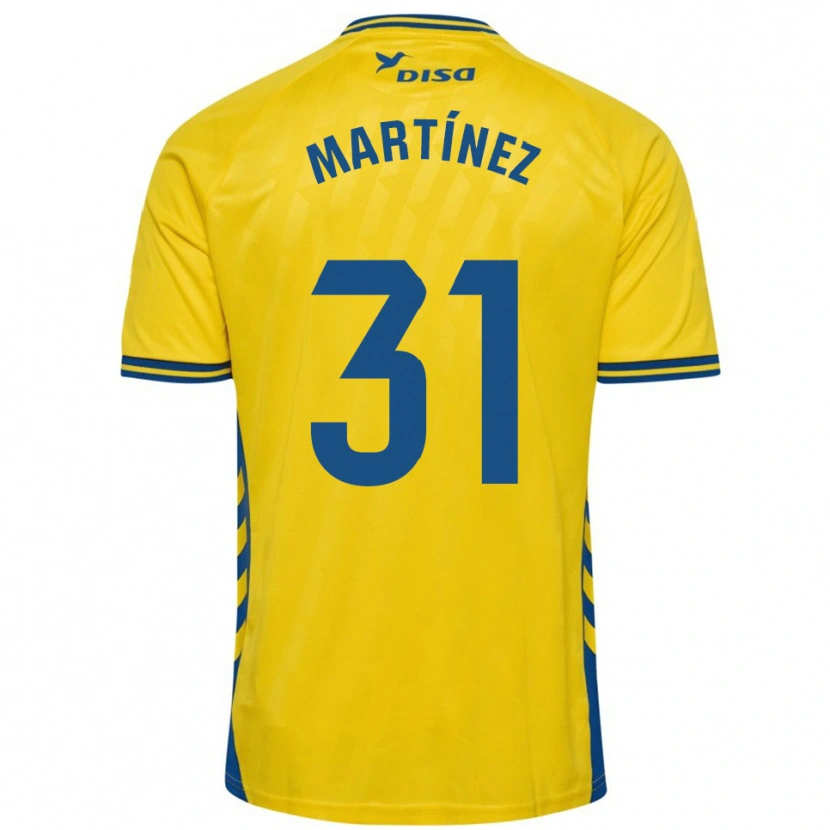 Danxen Barn Ian Martínez #31 Gul Blå Hemmatröja Matchtröjor 2025/26 Tröjor T-Tröja