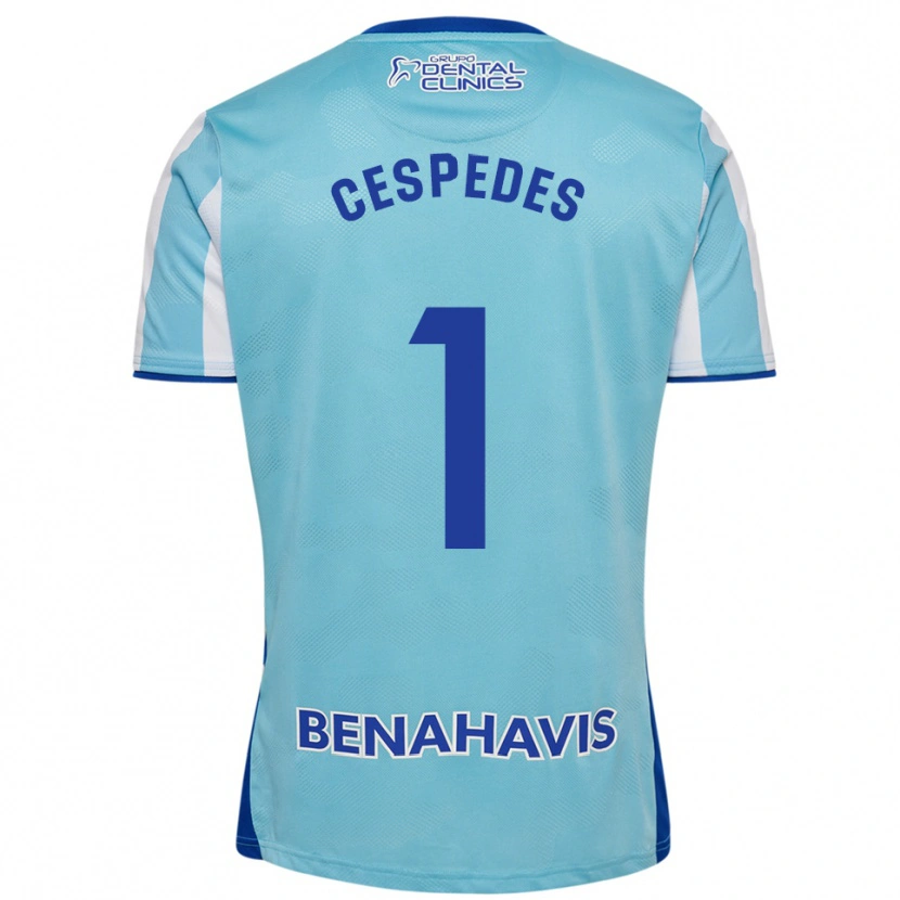 Danxen Barn Andrés Céspedes #1 Himmelsblå Vit Hemmatröja Matchtröjor 2025/26 Tröjor T-Tröja