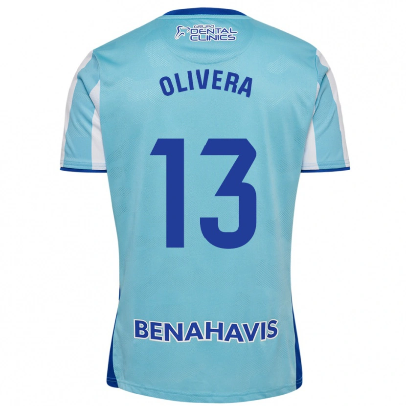 Danxen Barn Fernando Olivera #13 Himmelsblå Vit Hemmatröja Matchtröjor 2025/26 Tröjor T-Tröja