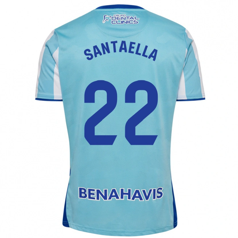 Danxen Barn Miguel Santaella #22 Himmelsblå Vit Hemmatröja Matchtröjor 2025/26 Tröjor T-Tröja