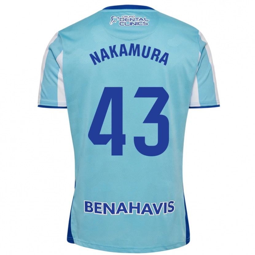 Danxen Barn Mare Nakamura #43 Himmelsblå Vit Hemmatröja Matchtröjor 2025/26 Tröjor T-Tröja