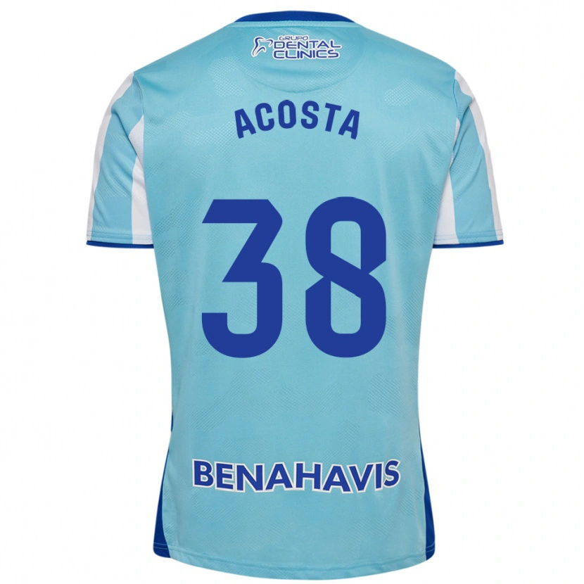 Danxen Barn Judith Acosta #38 Himmelsblå Vit Hemmatröja Matchtröjor 2025/26 Tröjor T-Tröja