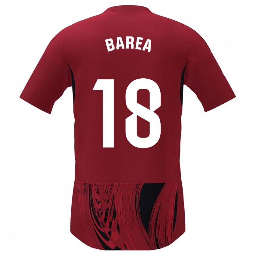 Danxen Barn Ismael Barea #18 Röd Svart Hemmatröja Matchtröjor 2025/26 Tröjor T-Tröja