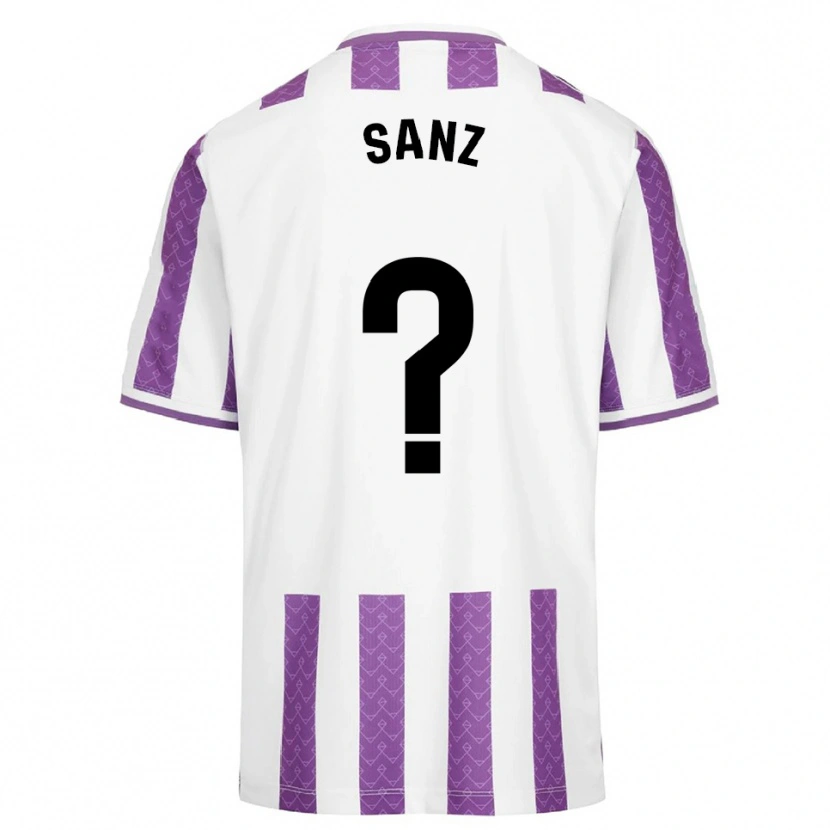 Danxen Barn David Sanz #0 Lila Vit Hemmatröja Matchtröjor 2025/26 Tröjor T-Tröja