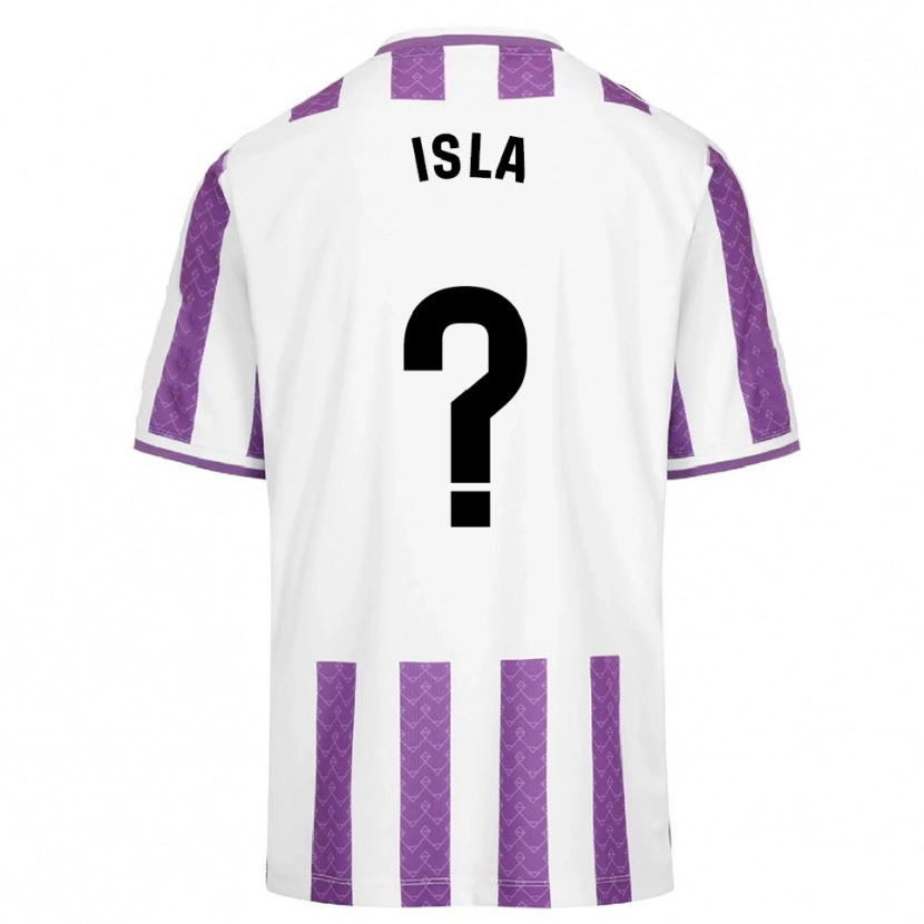 Danxen Barn Cristian Isla #0 Lila Vit Hemmatröja Matchtröjor 2025/26 Tröjor T-Tröja