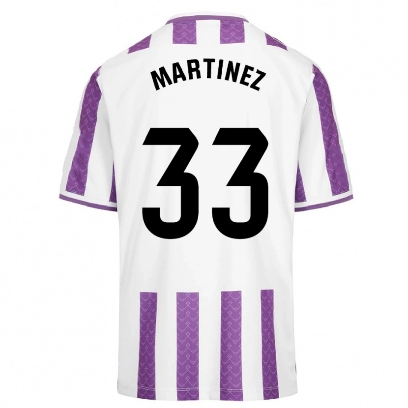 Danxen Barn Jesús Martínez #33 Lila Vit Hemmatröja Matchtröjor 2025/26 Tröjor T-Tröja