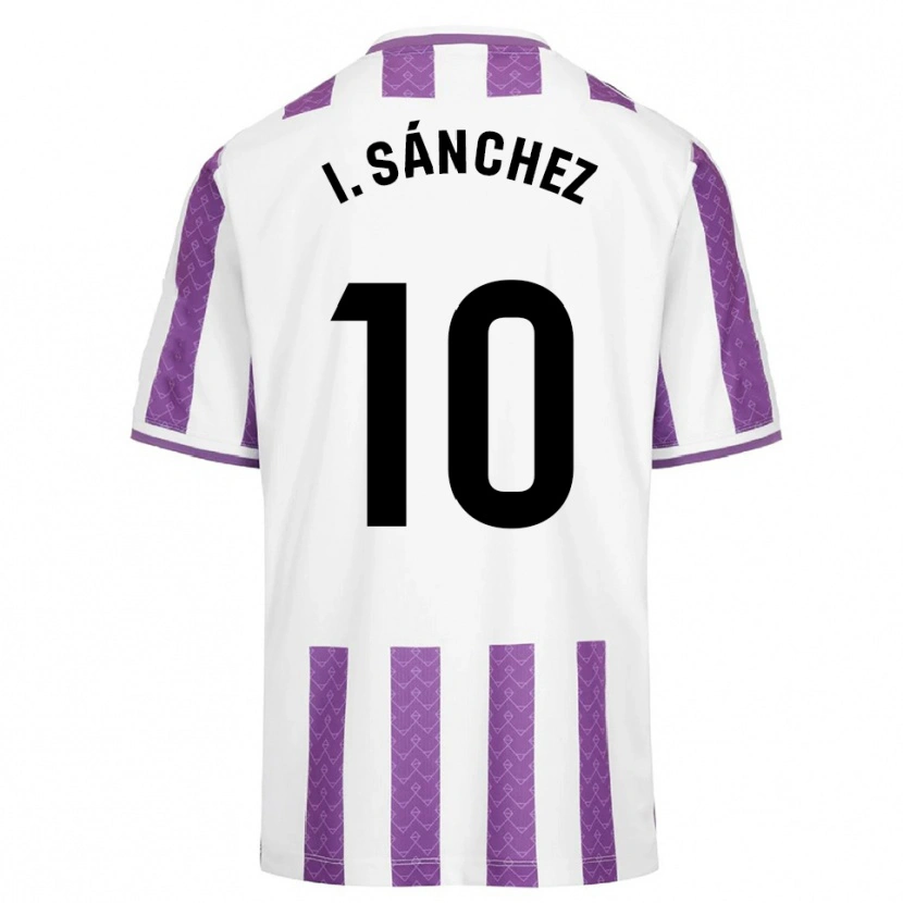 Danxen Barn Iván Sánchez #10 Lila Vit Hemmatröja Matchtröjor 2025/26 Tröjor T-Tröja