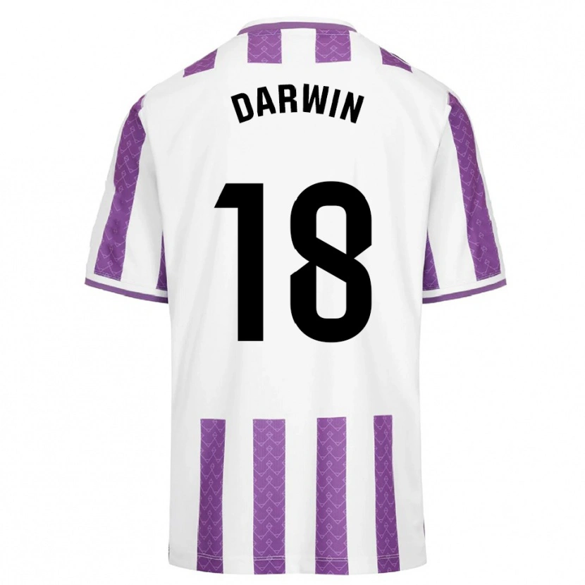 Danxen Barn Darwin Machís #18 Lila Vit Hemmatröja Matchtröjor 2025/26 Tröjor T-Tröja