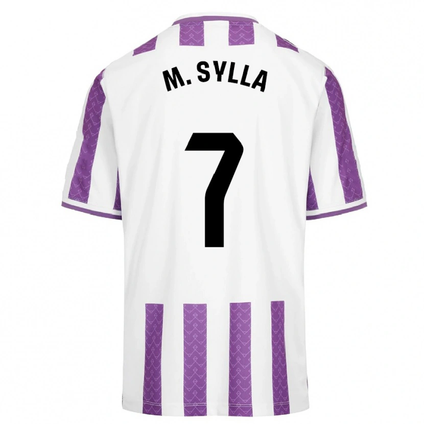 Danxen Barn Mamadou Sylla #7 Lila Vit Hemmatröja Matchtröjor 2025/26 Tröjor T-Tröja
