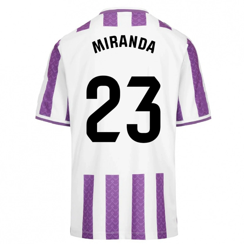 Danxen Barn João Miranda #23 Lila Vit Hemmatröja Matchtröjor 2025/26 Tröjor T-Tröja