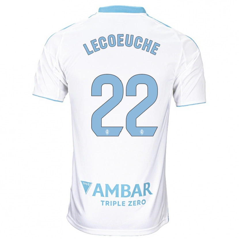 Danxen Barn Quentin Lecoeuche #22 Vit Himmelsblå Hemmatröja Matchtröjor 2025/26 Tröjor T-Tröja