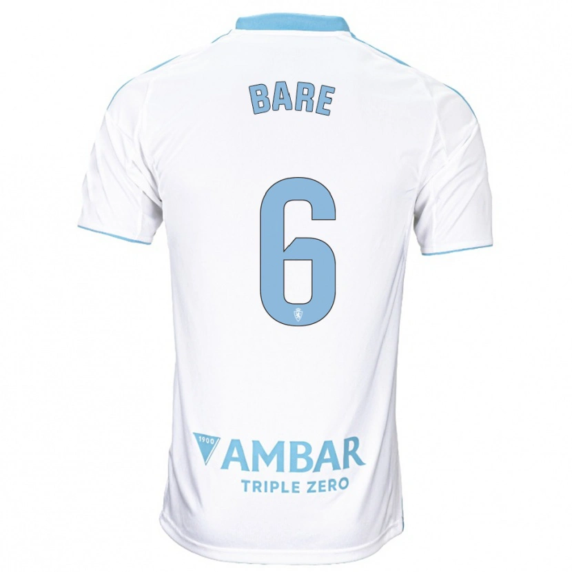 Danxen Barn Keidi Bare #6 Vit Himmelsblå Hemmatröja Matchtröjor 2025/26 Tröjor T-Tröja