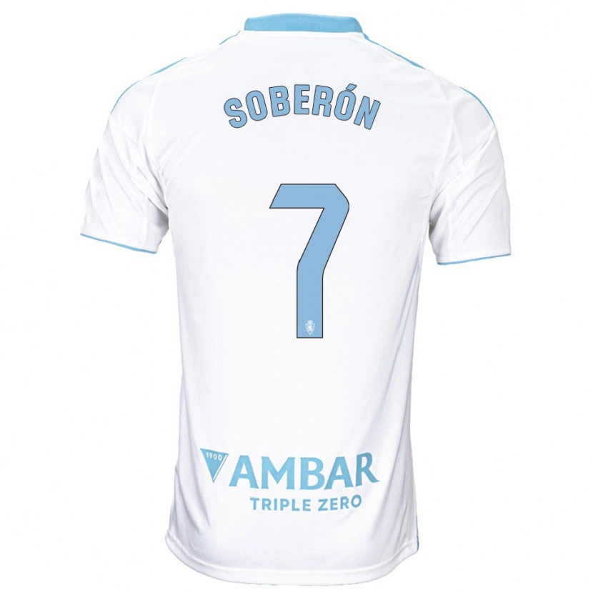 Danxen Barn Mario Soberón #7 Vit Himmelsblå Hemmatröja Matchtröjor 2025/26 Tröjor T-Tröja