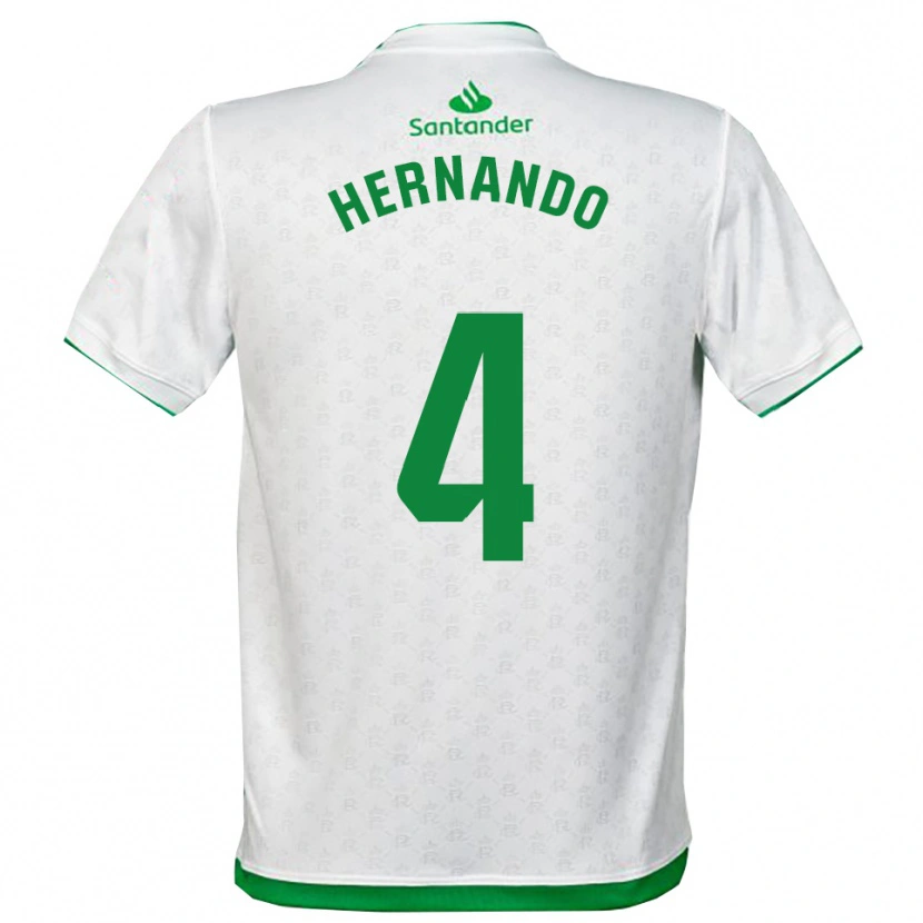 Danxen Barn Manu Hernando #4 Grön Vit Hemmatröja Matchtröjor 2025/26 Tröjor T-Tröja