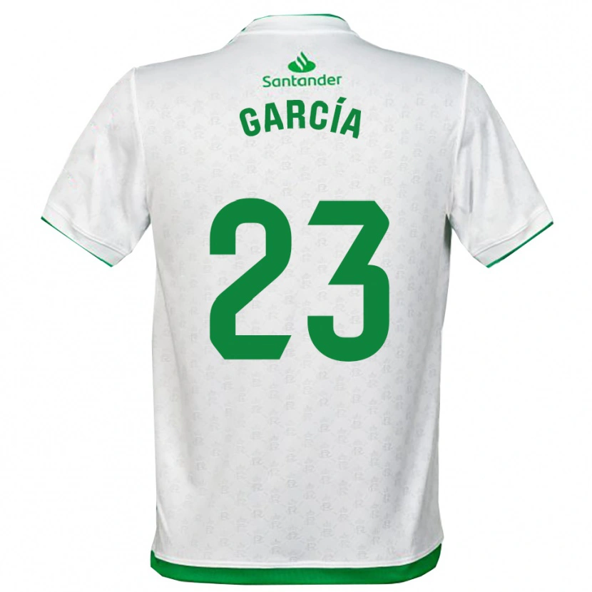 Danxen Barn Mario García #23 Grön Vit Hemmatröja Matchtröjor 2025/26 Tröjor T-Tröja