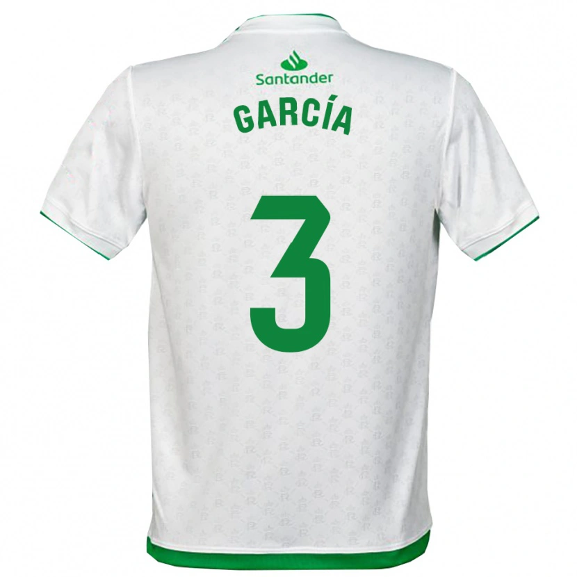 Danxen Barn Saúl García #3 Grön Vit Hemmatröja Matchtröjor 2025/26 Tröjor T-Tröja