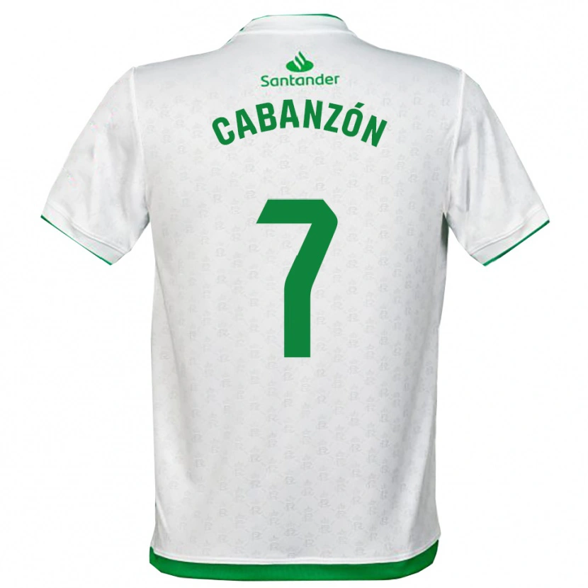 Danxen Barn Yeray Cabanzón #7 Grön Vit Hemmatröja Matchtröjor 2025/26 Tröjor T-Tröja