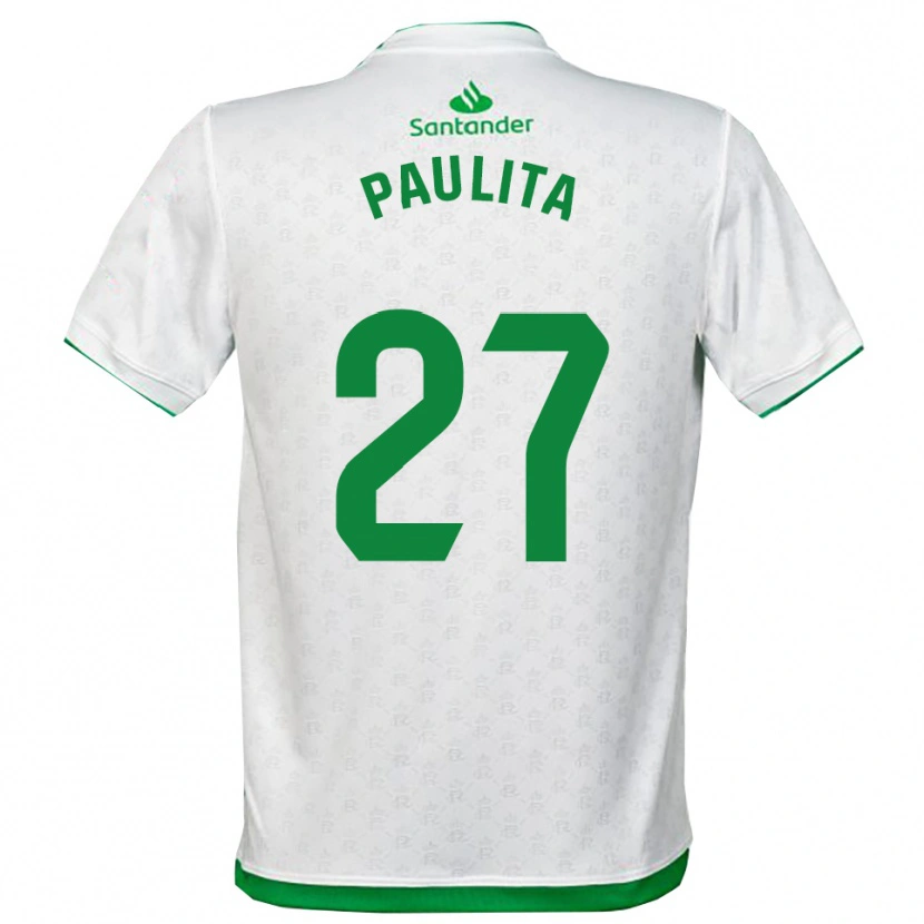 Danxen Barn Paula García Hontañón #27 Grön Vit Hemmatröja Matchtröjor 2025/26 Tröjor T-Tröja