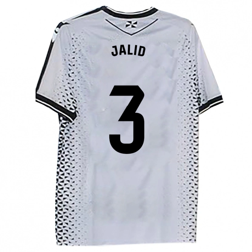 Danxen Barn Jalid #3 Vit Svart Hemmatröja Matchtröjor 2025/26 Tröjor T-Tröja