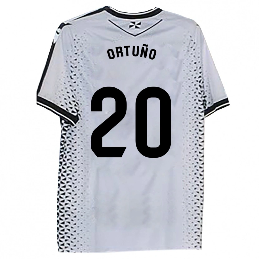 Danxen Barn Juanto Ortuño #20 Vit Svart Hemmatröja Matchtröjor 2025/26 Tröjor T-Tröja