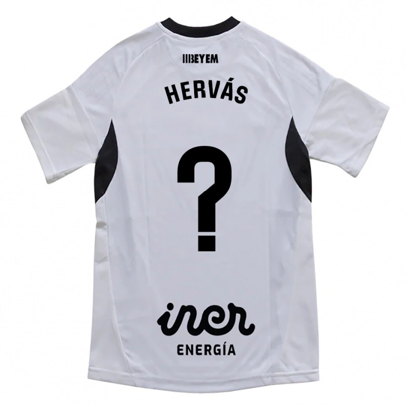Danxen Barn Mario Hervás #0 Vit Lila Hemmatröja Matchtröjor 2025/26 Tröjor T-Tröja