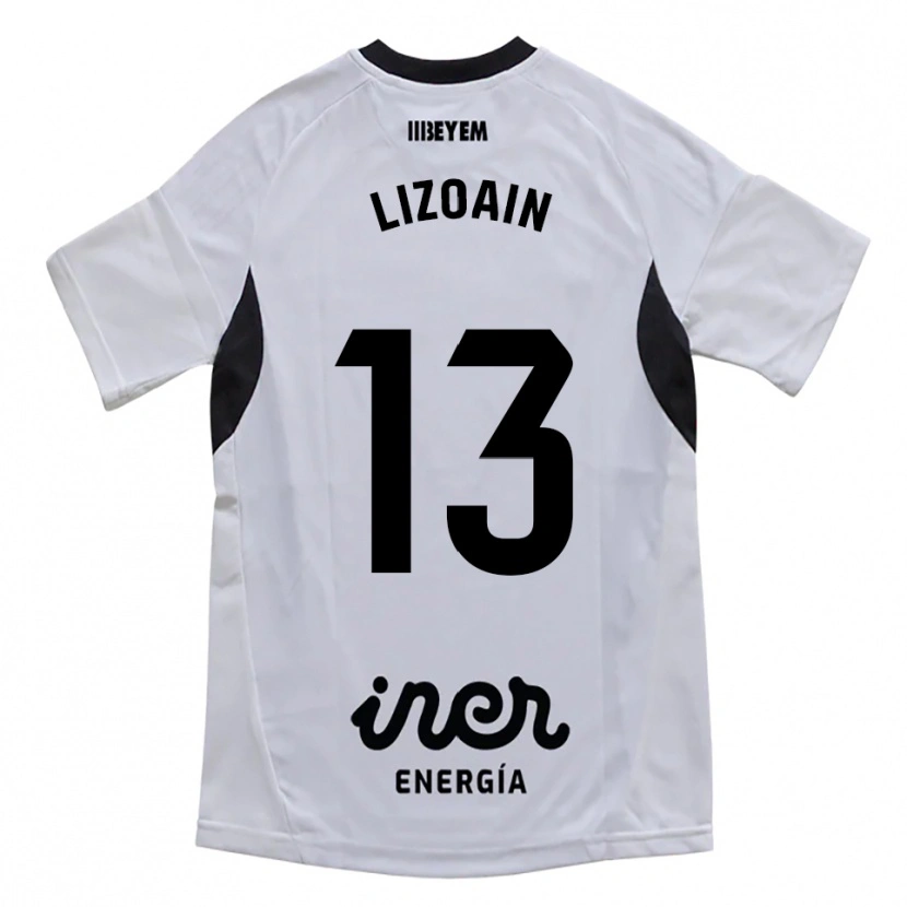 Danxen Barn Raúl Lizoain #13 Vit Lila Hemmatröja Matchtröjor 2025/26 Tröjor T-Tröja