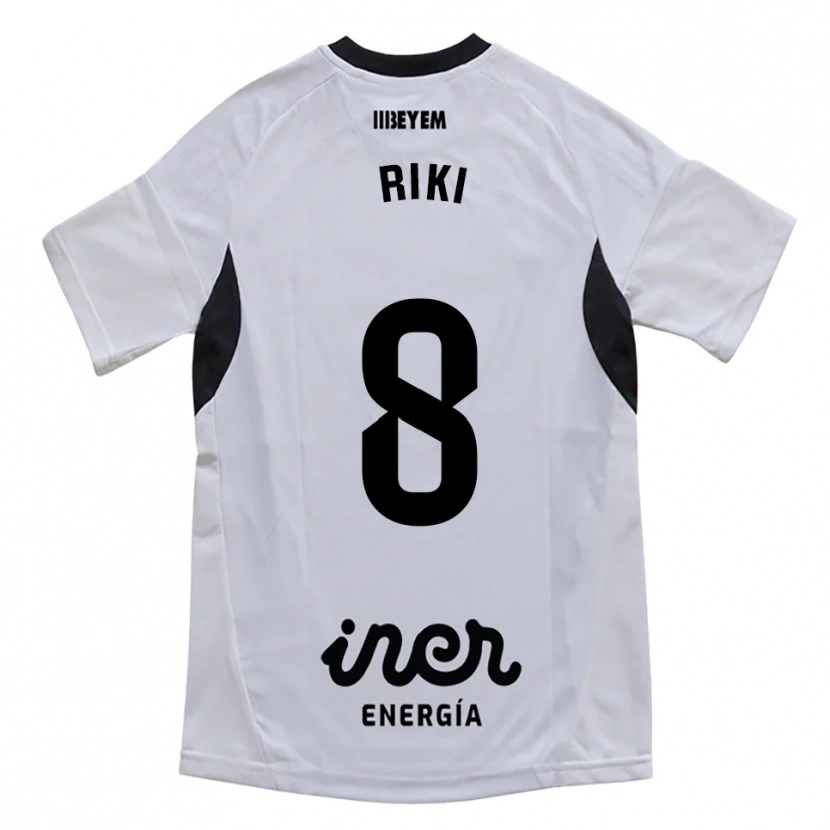 Danxen Barn Riki Rodríguez #8 Vit Lila Hemmatröja Matchtröjor 2025/26 Tröjor T-Tröja