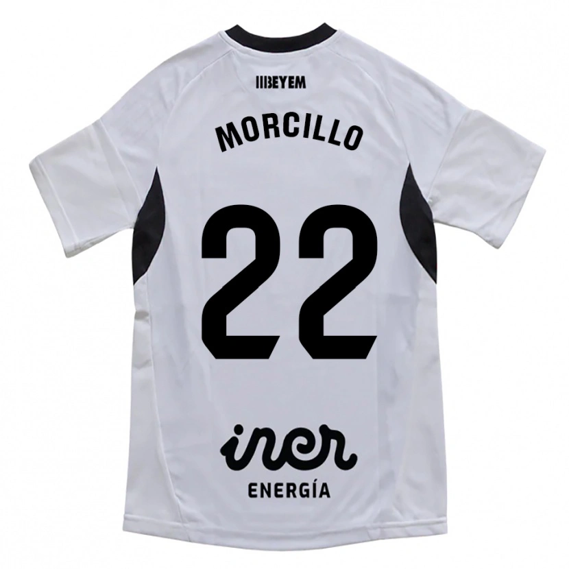 Danxen Barn Jon Morcillo #22 Vit Lila Hemmatröja Matchtröjor 2025/26 Tröjor T-Tröja